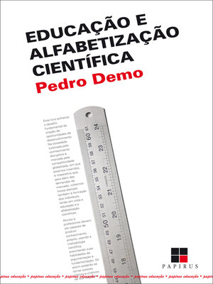 cover image of Educação e alfabetização científica
